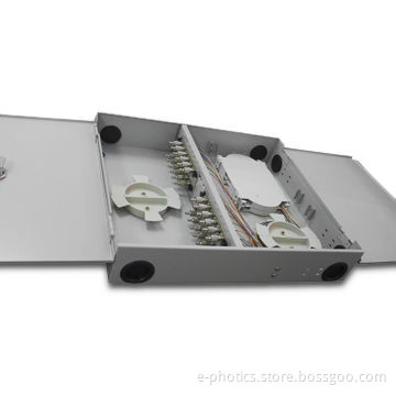 Wall Mount Patch Panel with Aluminum Housing and Epoxy Coating